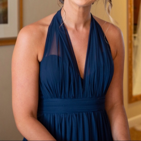 GRACE CONVERTIBLE DRESS - NAVY - Picture 3 of 10